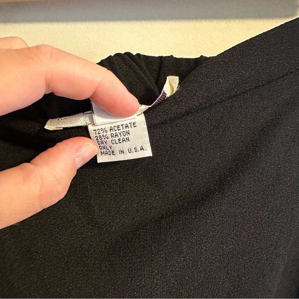 Vintage Zelda Black Maxi Skirt Business Casual Medium - Picture 9 of 11